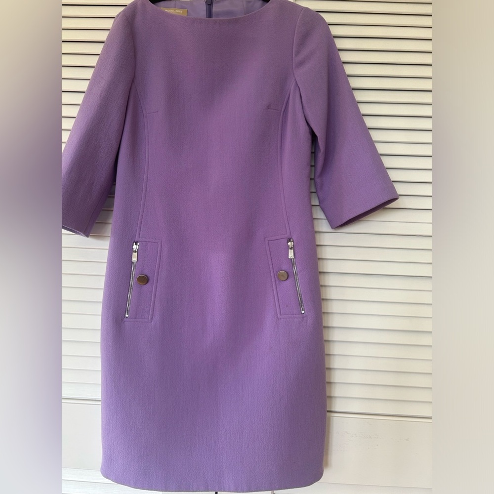 Michael Kors light purple shift dress size 8